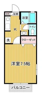 サンセールSATSUKI【2階】の間取り