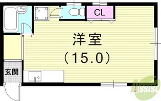 東六甲ビル【4階】の間取り