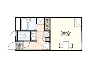レオパレス東野T&Y【1階】の間取り