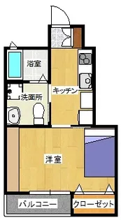 モーヴフルール【1階】の間取り