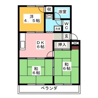 エルハイム森【2階】の間取り