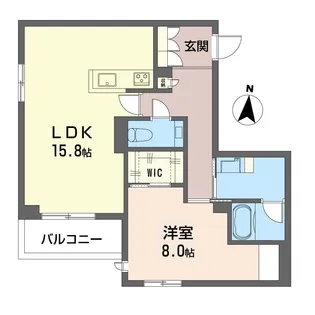 サンスベリア大和【2階】の間取り