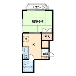桑原マンション【8階】の間取り