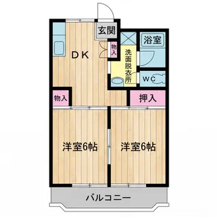 シティライフ有萬【10階】の間取り
