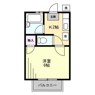 田沢ハイツ【1階】の間取り