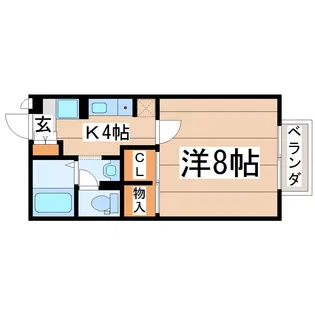 コンフォートASAKA【2階】の間取り