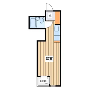 アップルコート川崎2【1階】の間取り
