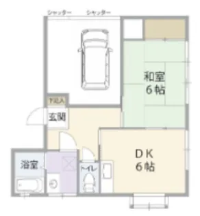 コーポニコー【1階】の間取り