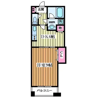 ライフ佃【3階】の間取り