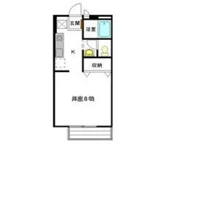 レジデンス草薙B【2階】の間取り