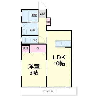プリントスII【1階】の間取り