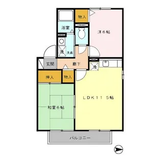 ラフィネ・スターブル【2階】の間取り
