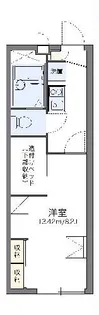 レオパレスキャロット【1階】の間取り