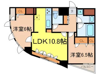 クロスレジデンス蒲田の間取り