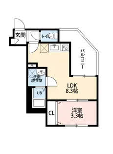 Crecia検見川町【3階】の間取り