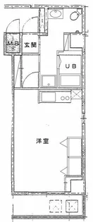 WEST・K【6階】の間取り