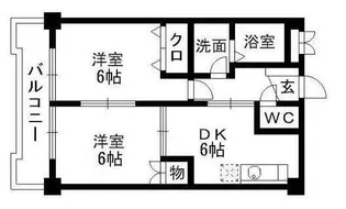 フォーエス保田窪【3階】の間取り