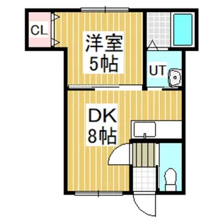 ハイツ美昇No2【2階】の間取り