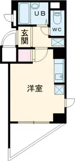 ガラステージ五反田【8階】の間取り