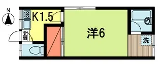 たつみ荘【1階】の間取り