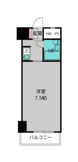 ライオンズマンション御徒町第2【7階】の間取り