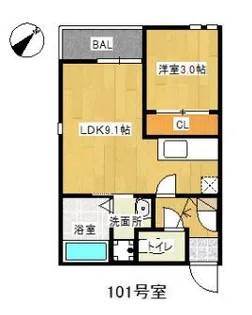Grandtic acero【1階】の間取り