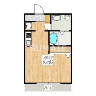 APT.Long Ridge【1階】の間取り