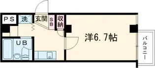 レジデンス豊山【2階】の間取り