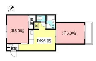 カナール【2階】の間取り