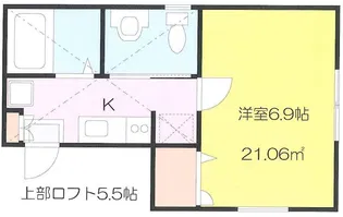 カーサビアンカ【2階】の間取り