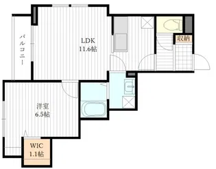 クリザンテーム【2階】の間取り