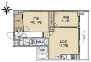 ラフィネブランシュ【4階】の間取り