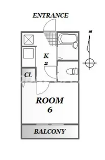 レジデンス徳島【3階】の間取り