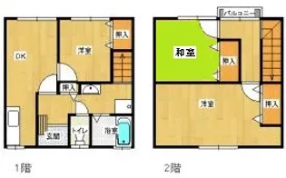吉野屋アパート【2階】の間取り