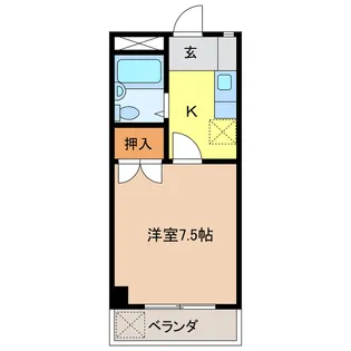 岐阜県岐阜市柳森町1【マンション】の間取り