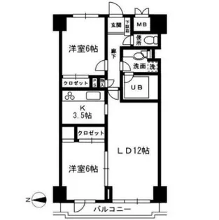 レジディア目白【8階】の間取り