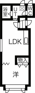 ドリームラッシュI【2階】の間取り