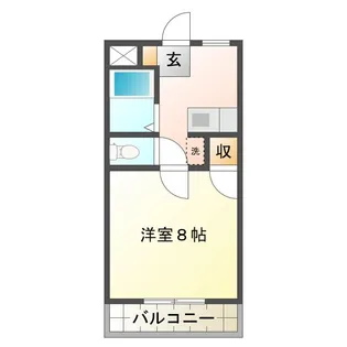 バーデンバーデン【1階】の間取り