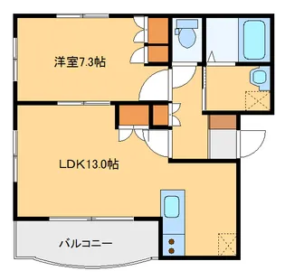 ボワヴィラージュ【1階】の間取り