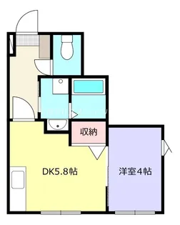 コーポコーエイ参番館【1階】の間取り