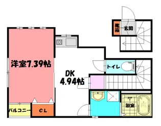 Reve西明石【2階】の間取り