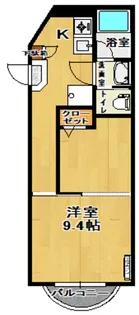 グレース朝日【3階】の間取り