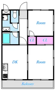 東京都青梅市長淵4【マンション】の間取り