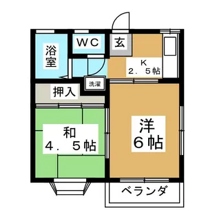 インプス【2階】の間取り