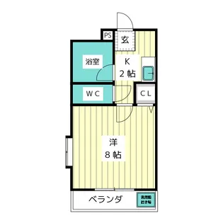エクシードK【3階】の間取り