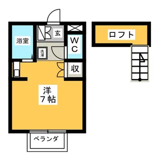 アーバンライフ S・K【2階】の間取り