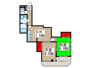 サンリベラル【3階】の間取り