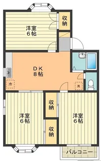 たちばな(橘)【2階】の間取り