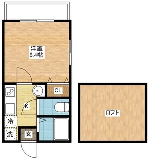 Signpost西時津【2階】の間取り
