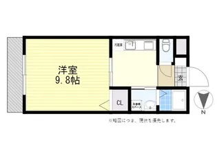 アディーヒルトップ【1階】の間取り